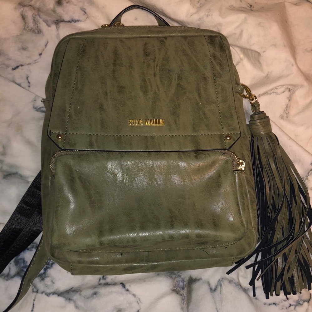 Steve Madden Army Green Back Pack